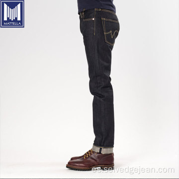 Jeans de mezclilla japoneses súper pesados ​​de 21z indigo